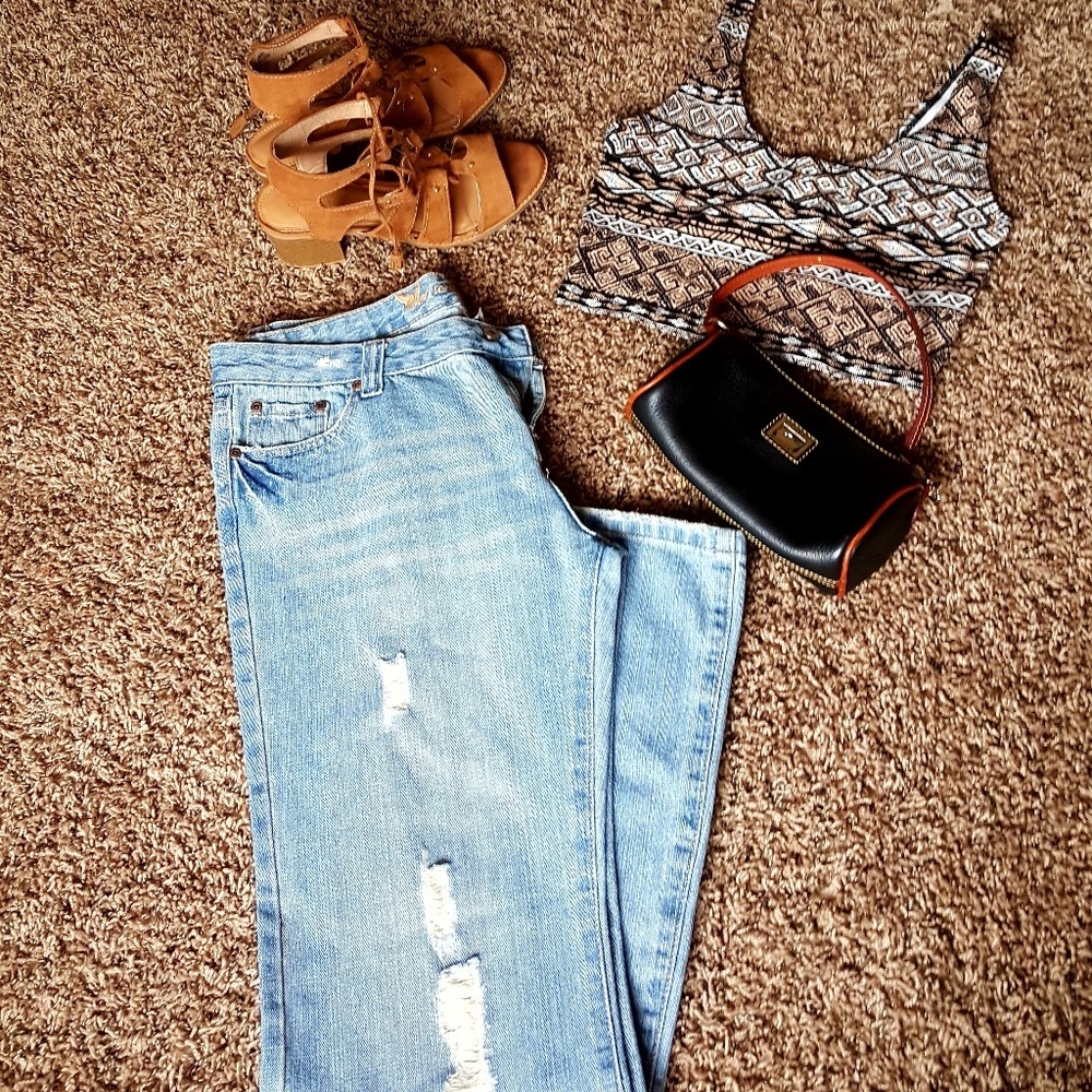 Distressed Jeans